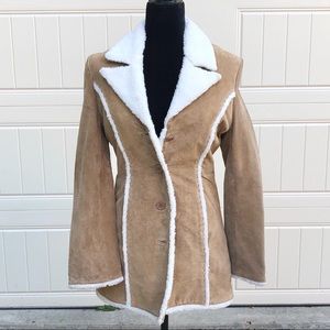 Real leather suede jacket from Catalani